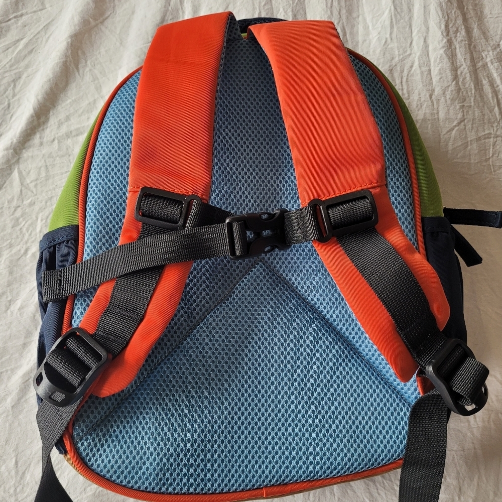 Abshoo Kids Colorful Backpack - Orange and Green - Picture 3 of 13